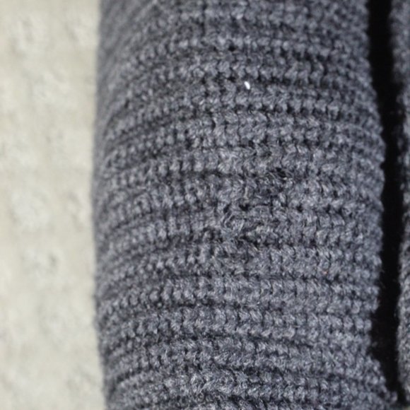 Ugg Size 8 Classic Cardy Boots Tall Pull On Slouchy Foldable Grey Knit Sweater - Picture 10 of 10